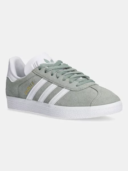 Superge iz semiša adidas Originals Gazelle zelena