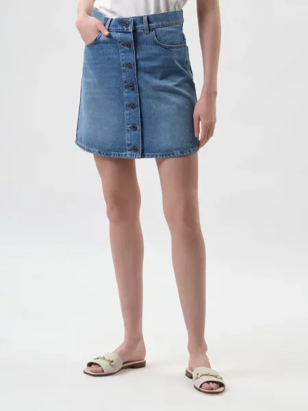 Спідниця Weekend Max Mara блакитна