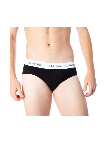Spodní prádlo Calvin Klein Jeans 3P Hip Brief černé