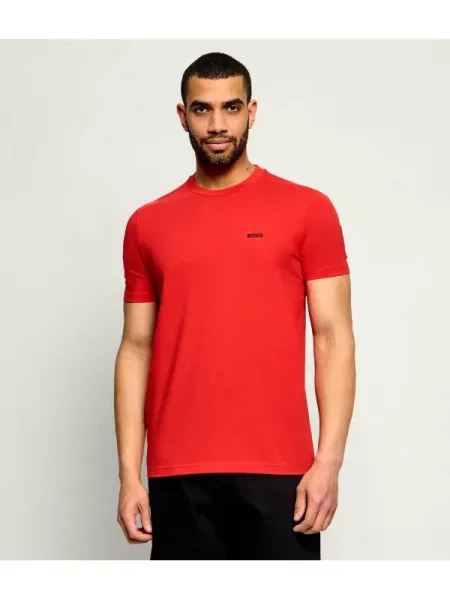 BOSS GREEN Tricou | stretch roșu