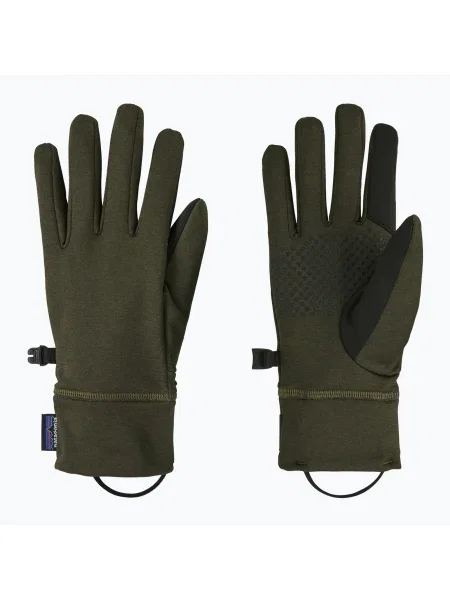 Patagonia R1 Daily ръкавици за трекинг с борови иглички зелени