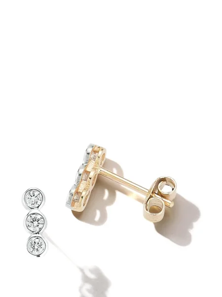 Diamant cercei Mateo argintiu