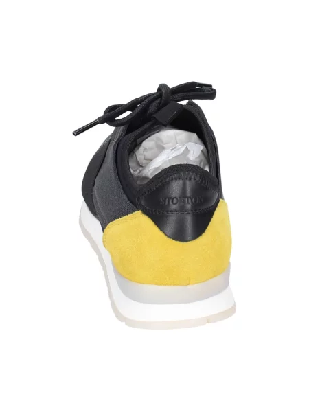 Sneakersy Stokton skórzane czarne
