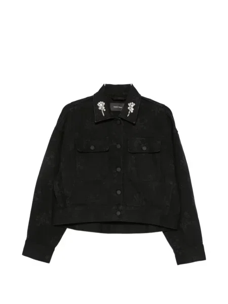 Gulerat geacă Simone Rocha negru