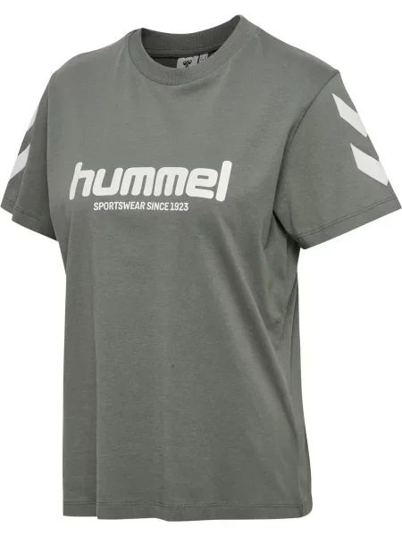 T-shirt Hummel Legacy szara