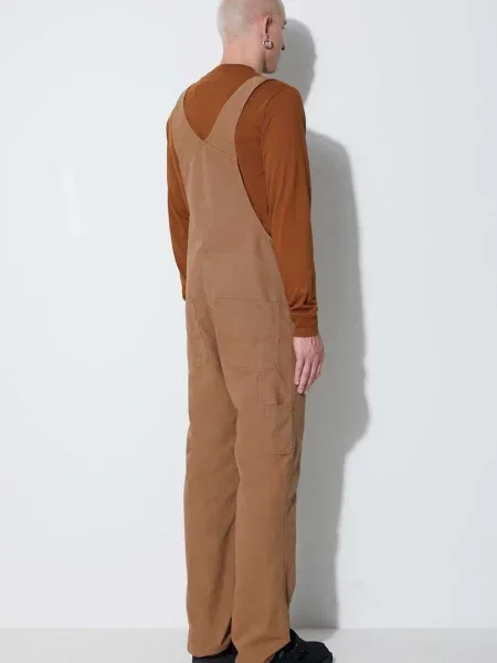 Τζιν σαλοπέτα Carhartt WIP καφέ