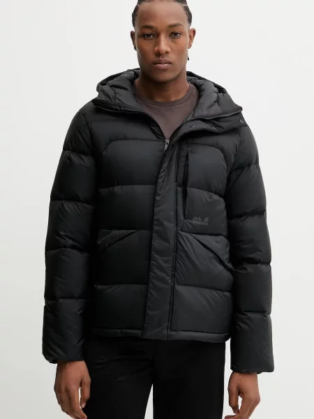 Пухено яке Jack Wolfskin ICY HILL зимен модел черно