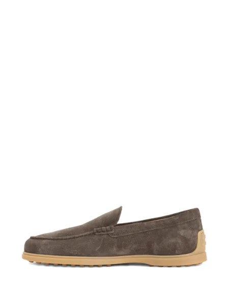 Pantofi loafer Tod's din piele de căprioară maro