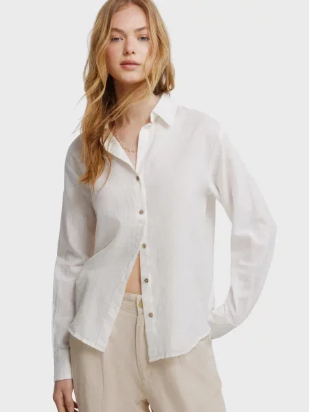 Лляна сорочка Springfield біла