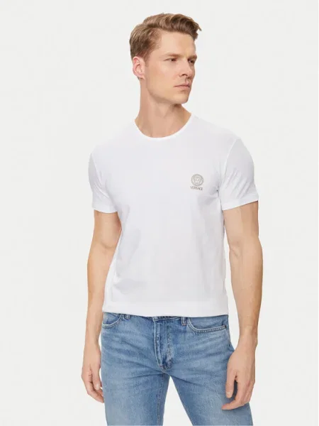 Тениска Versace с принт бяло
