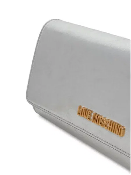 Kabelka LOVE MOSCHINO stříbrné