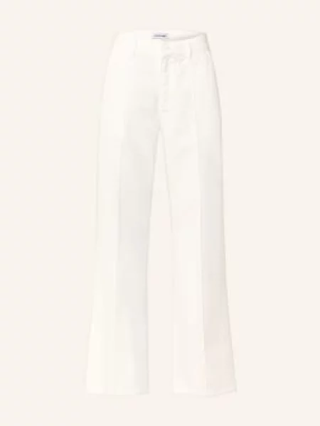 More & More Džíny Se Širokými Nohavicemi off white bílé