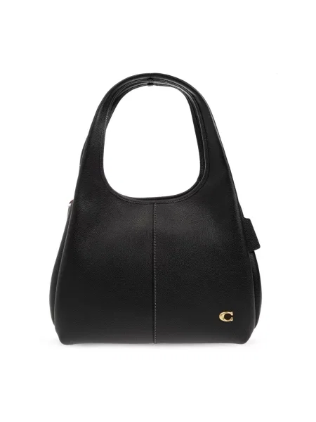 Coach torebka skórzana Lana Shoulder Bag czarna