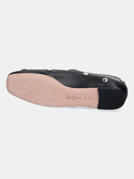 Кожаные балетки Bally черные