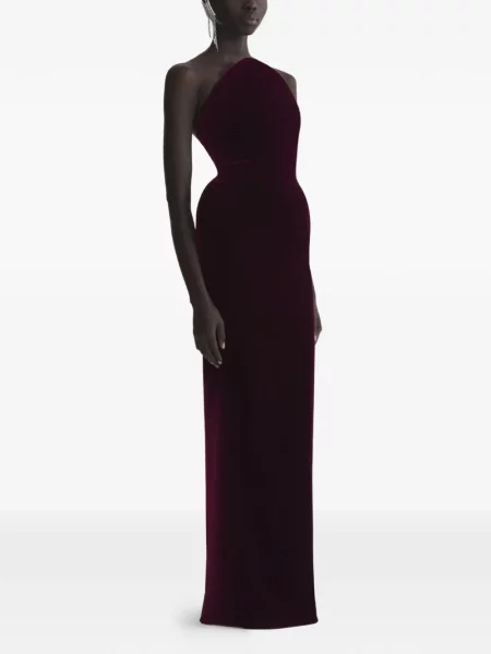 Rochie Mugler de catifea violet