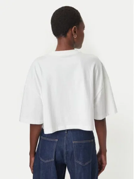 Calvin Klein Jeans Póló Boxy Fit fehér