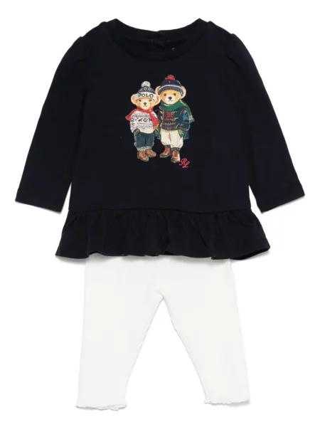 Koszulka polo dziecięca Polo Ralph Lauren niebieska