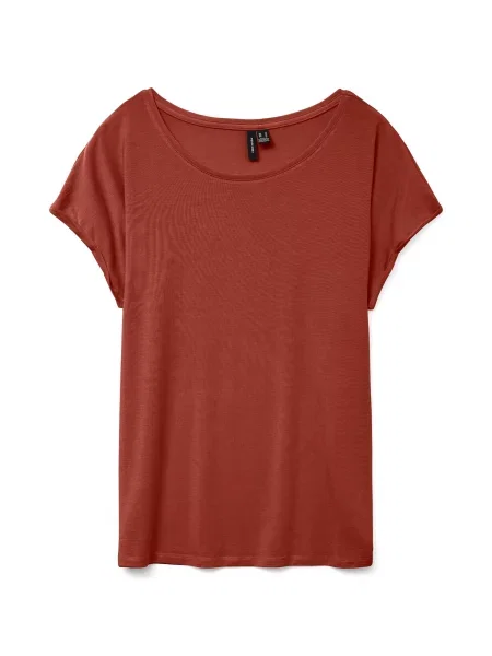 VERO MODA Tricou VMAva ruginiu maro