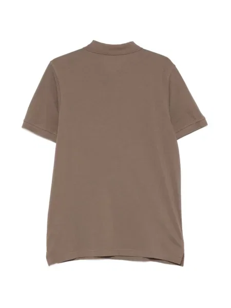 Scurt tricou polo Sunspel maro
