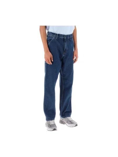 Jeansy Carhartt Wip niebieskie