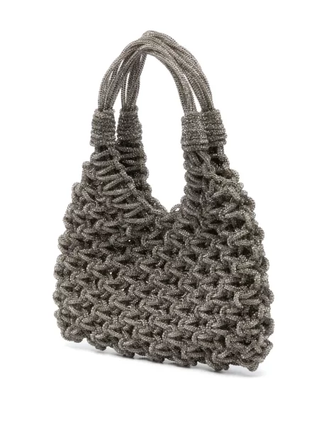 Geantă Hibourama de cristal mini gri