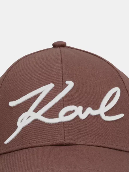Кепка Karl Lagerfeld коричневая