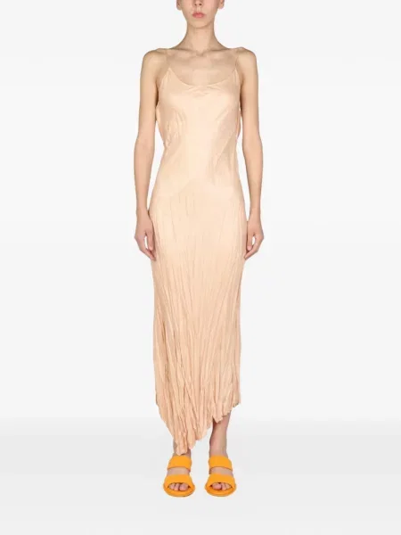 Rochie midi Philosophy Di Lorenzo Serafini fără mâneci portocaliu