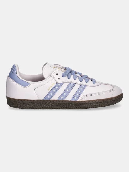 Adidas Originals sneakersy skórzane Samba OG fioletowy