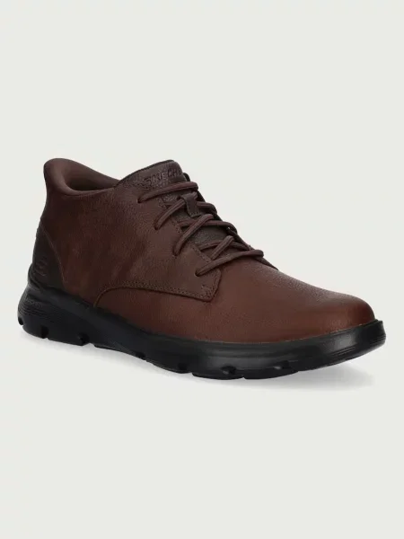 Skechers GARZA-RIDLEY sneakers pentru bărbați din piele maro