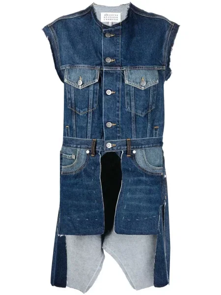 Vestă denim Maison Margiela albastru