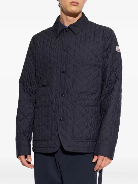 Matlasat geacă Moncler albastru
