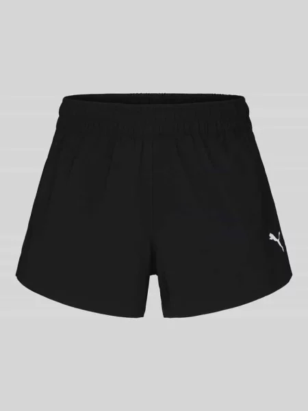 Szorty o kroju regular fit z elastycznym pasem Puma czarne