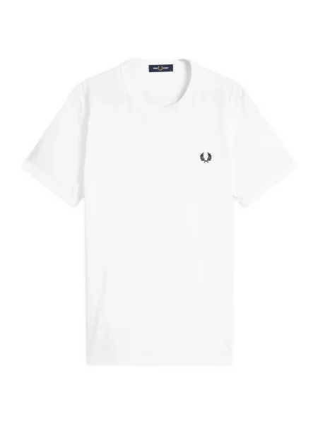 T-shirt FRED PERRY Ringer Tee White S biała