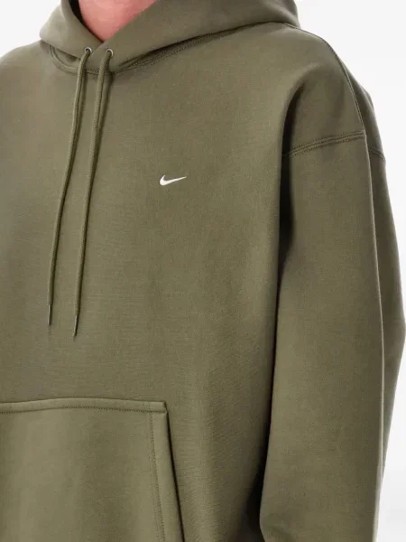 Pulover Nike cu decolteu rotund lung de catifea cord negru
