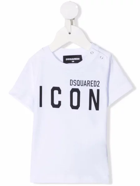 Koszulka dziecięca Dsquared2 biała