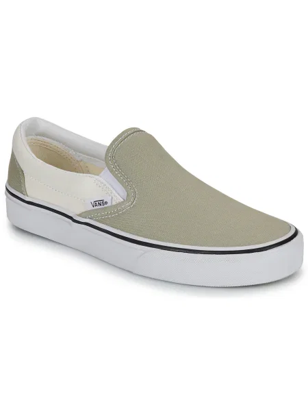Slip on klasické tenisky Vans zelená