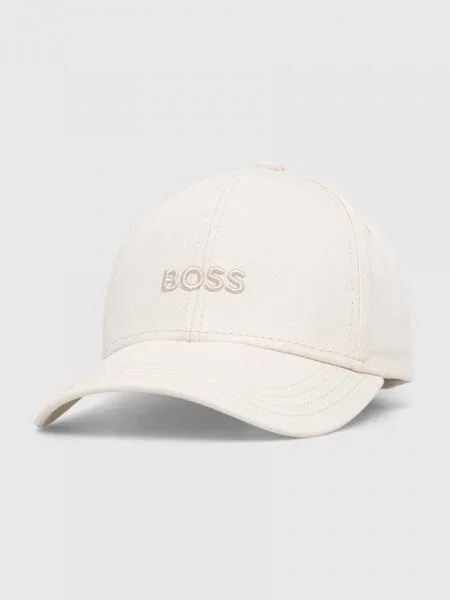 BOSS Καπέλο με γείσο γυναικείο Ari μπεζ