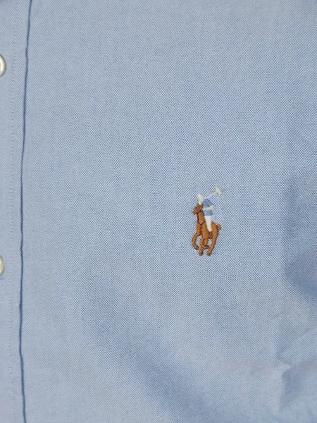 Hanorac crewneck Polo Ralph Lauren cu broderie din țesătură twill albastru