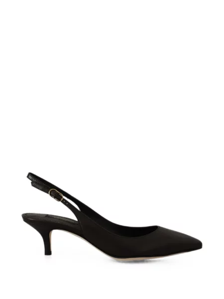 Pantofi cu toc Dolce & Gabbana slingback negru