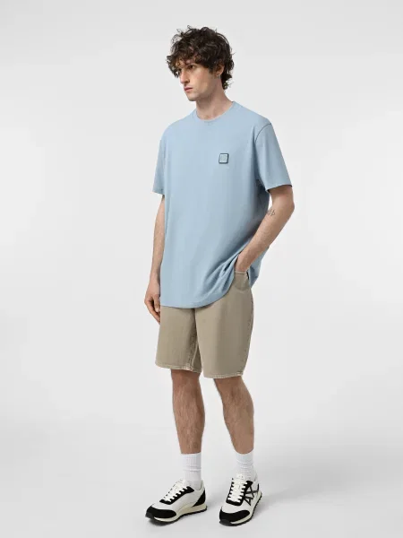 Джинсовые шорты Armani Exchange бежевые