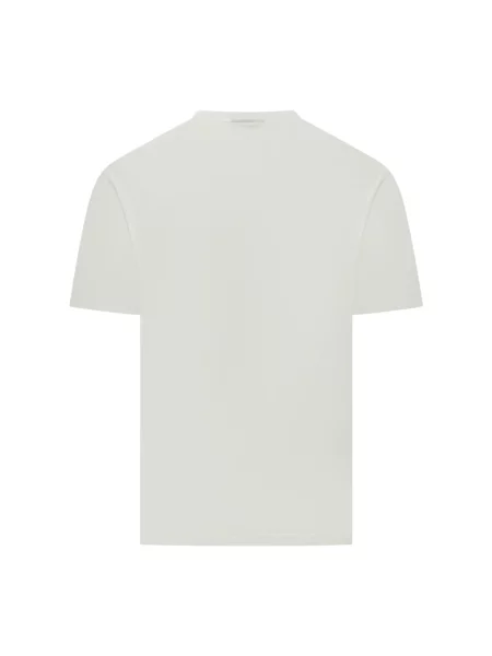 Koszulka Emporio Armani z dżerseju z logo biała