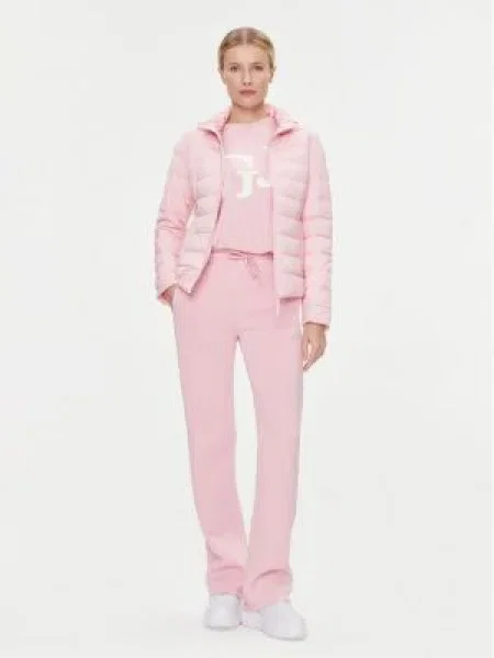 Guess Geacă din puf Diann roz