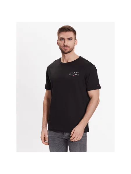 Tommy Hilfiger kratka majica črna
