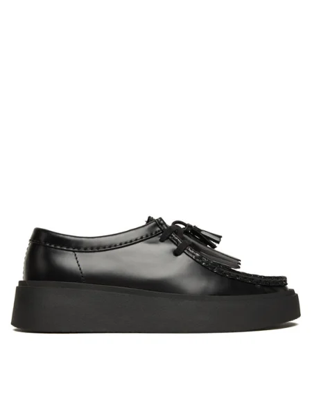 Pantofi Clarks cu șireturi negru