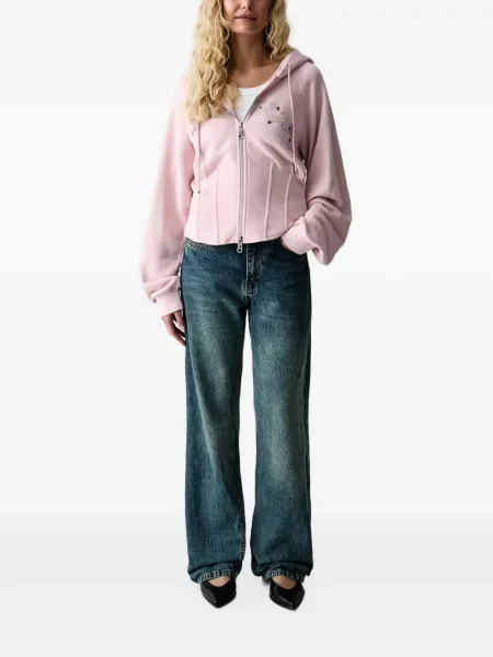 Bluza z kapturem Miss Sixty różowa