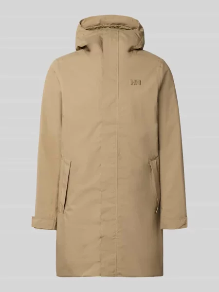 Płaszcz o kroju regular fit z kapturem model Brussel' Helly Hansen beżowy
