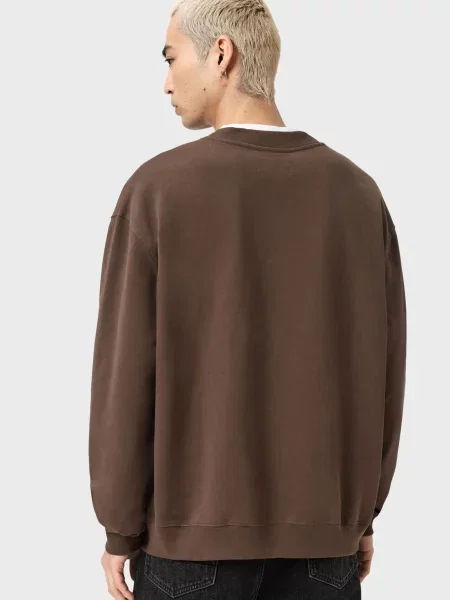 Світшот Allsaints коричневий