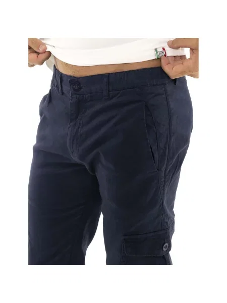Pantaloni cargo Leone 1947 albastru