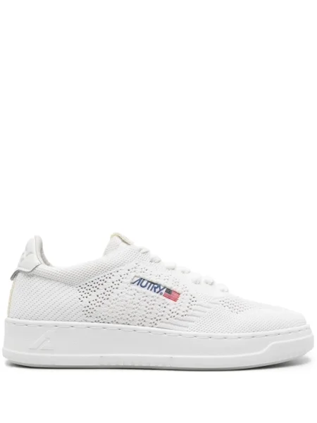Sneakerși Autry tricotate alb