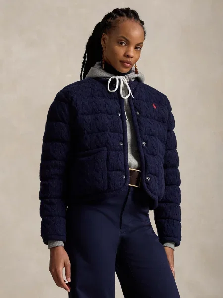 Polo Ralph Lauren Prechodná bunda námornícka modrá